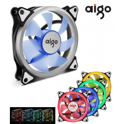 aigo 120*120*25mm Led Işıklı PC Kasa Fanı Beyaz/Kırmızı/Mavi/Yeşil