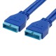 USB 3.0 Anakart 20-Pin Erkek-Erkek Kablo