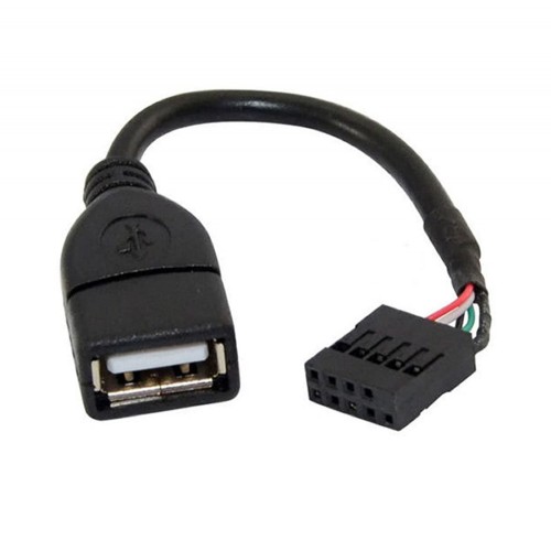 USB 2.0 Dişi Dupont 9 Pin Dişi Veri Anakart Adaptör Kablosu