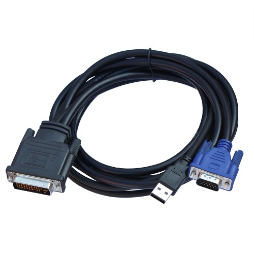 DVI M1-DA (30+5) Pin to 15Pin VGA + USB Projeksiyon Kablosu