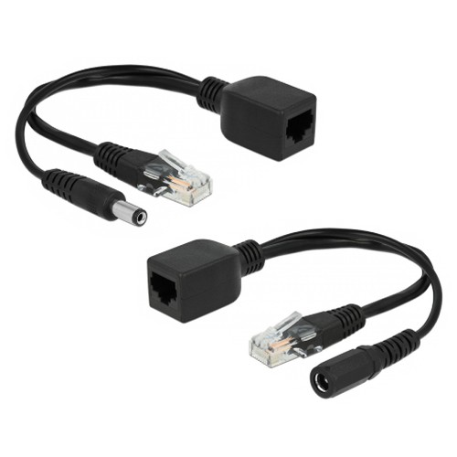 IP Kameralar için RJ45 Pasif POE Kablo Adaptör Seti