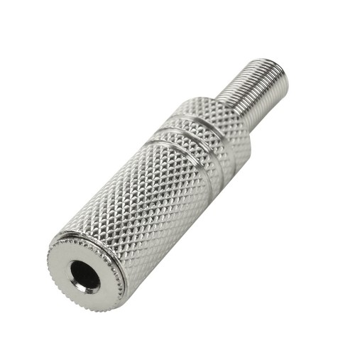 Metal 3.5mm TRS Stereo Dişi Jak Ses Kablosu Uzatma Konnektörü