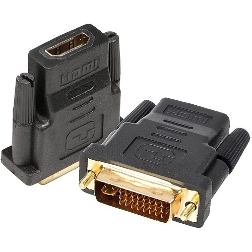 HDMI Dişi to DVI-I (24+5) Erkek Dönüştürücü Adaptör