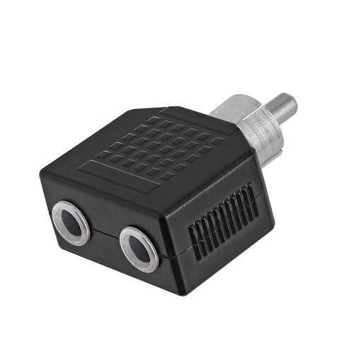 RCA Erkek to 2x3.5mm Mono Çevirici Adaptör