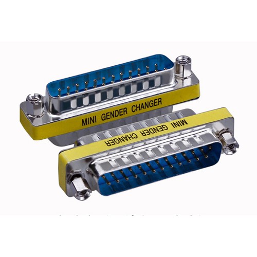 DB25 Erkek - DB25 Erkek Cinsiyet Değiştirici Adaptör