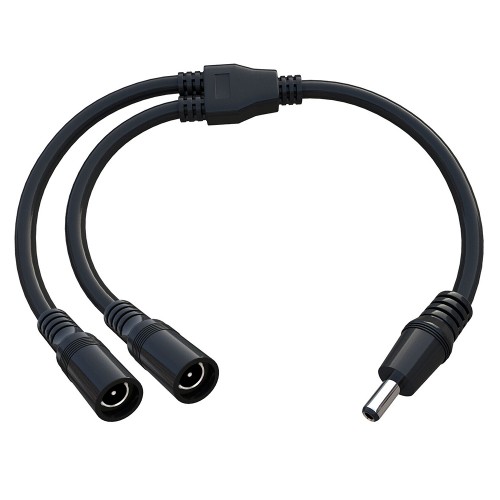 DC Güç 5.5x2.1mm 1 Erkek - 2 Dişi Çoklayıcı Kablo CCTV