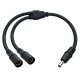DC Güç 5.5x2.1mm 1 Erkek - 2 Dişi Çoklayıcı Kablo CCTV