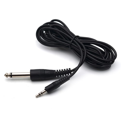 3.5 mm TRS Stereo Erkek - 1/4 (6.35 mm) TS Mono Erkek Ses Kablosu - 5 Metre 3.5 mm TRS Stereo Erkek - 1/4 (6.35 mm) TS Mono Erkek Ses Kablosu - 5 Metre