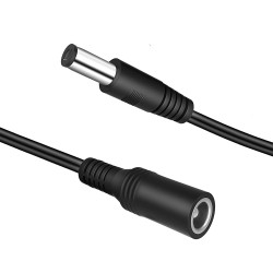 5.5 x 2.1 mm DC Güç Kaynağı Uzatma Kablosu Erkek/Dişi Adaptör CCTV Kamera