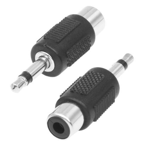 3.5mm Mono Erkek - RCA Dişi Konnektör Ses Video Adaptörü