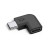 90 Derece L Tip Sağ ve Sol Açılı USB C Type-C Erkek - Dişi Adaptör