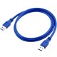 Yüksek Hızlı USB 3.0 Erkek-Erkek Data Kablosu - 1 Metre