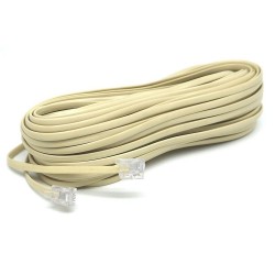 RJ11 6P2C Hazır Telefon Modem Ara Hat Kablosu 3 Metre