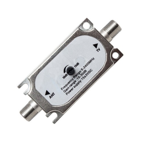 Ayarlı Uydu Anteni Sinyal Kuvvetlendirici In Line Amplifier