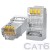 RJ45 CAT6 Metal Jack Konnektör Ethernet Uç 10’lu Paket